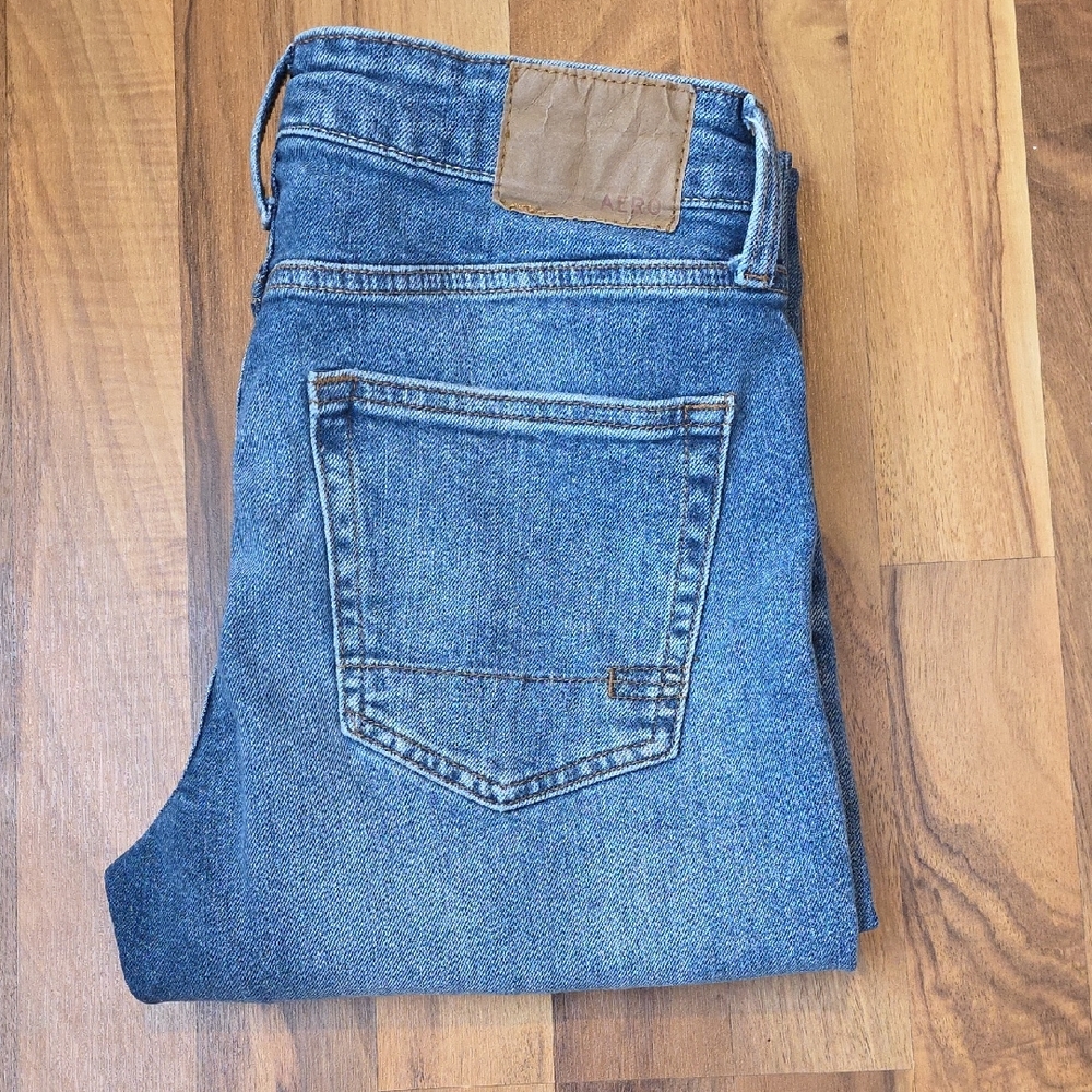 Aeropostale Straight Jeans – W28xL30 – Blue